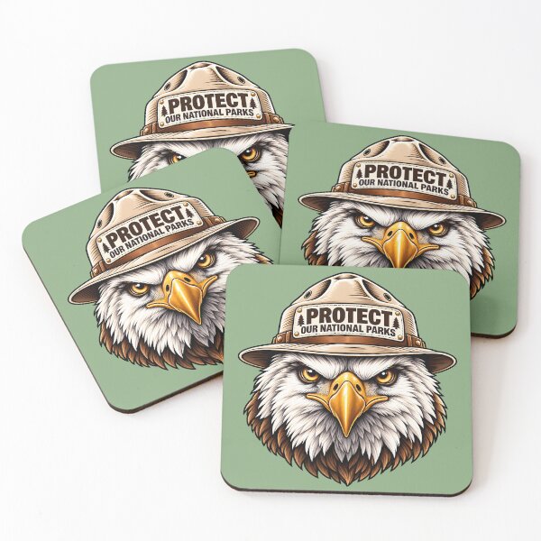 Item preview, Protect Our National Parks – Eagle Wildlife Protection Design designed and sold by WAUZ.