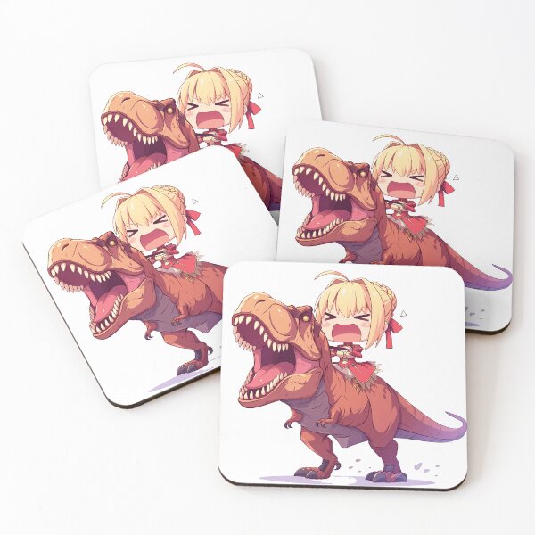 Item preview, Saber Nero Claudius Fate Grand Order Chibi Dinosaur designed and sold by Dashsopaner.