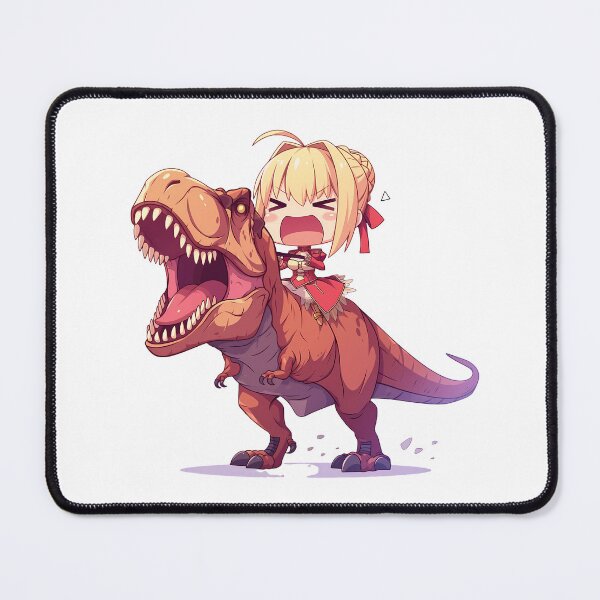Item preview, Saber Nero Claudius Fate Grand Order Chibi Dinosaur designed and sold by Dashsopaner.