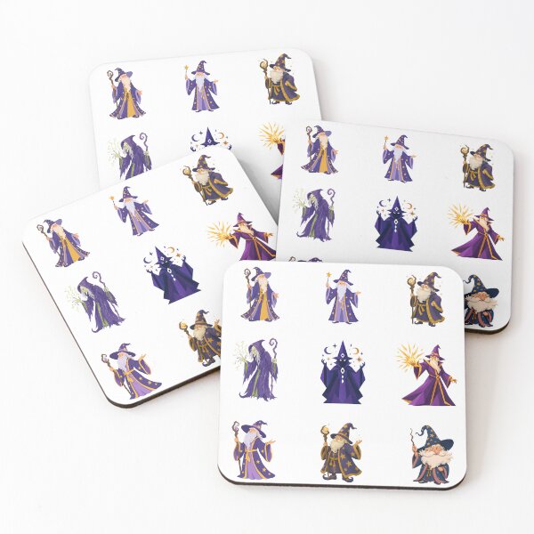 Item preview, Sticker Pack | Fantasy Wizard Cartoon | Magical Wizards & Witches designed and sold by DigiArt8Design.