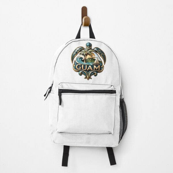 Item preview, Guam Tidekeeper Crest: Golden Voyage of Island Pride designed and sold by BlissBlvdShop.