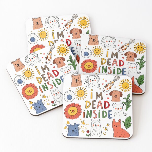 Item preview, Whimsical Cute "Im Dead Inside" designed and sold by Whimsical Threads.
