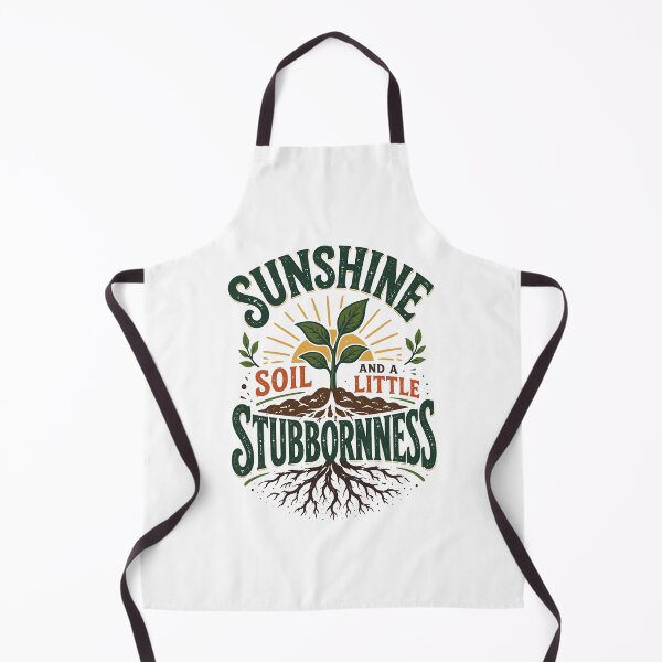 Item preview, Sunshine Soil And A Little Stubbornness Plant Lover designed and sold by Colorful Designs.