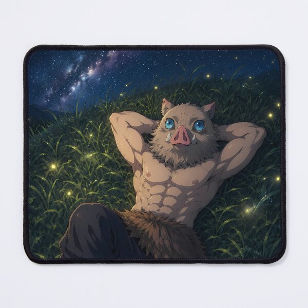 Item preview, Inosuke Hashibira Demon Slayer Firefly Meadow Starry Night designed and sold by Dashsopaner.