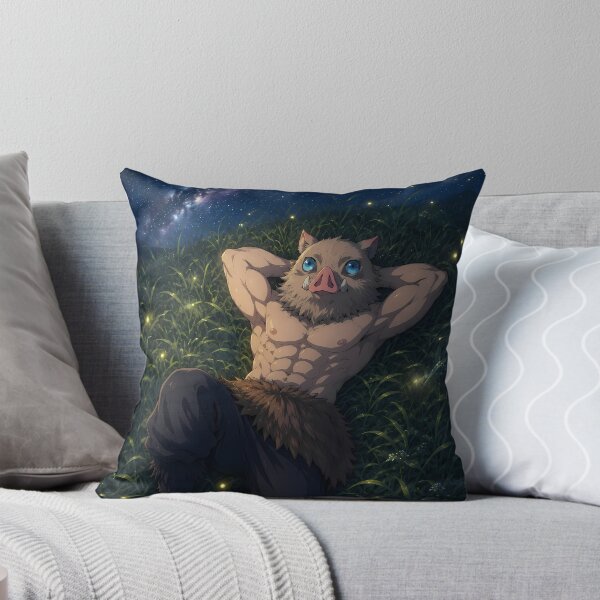 Item preview, Inosuke Hashibira Demon Slayer Firefly Meadow Starry Night designed and sold by Dashsopaner.