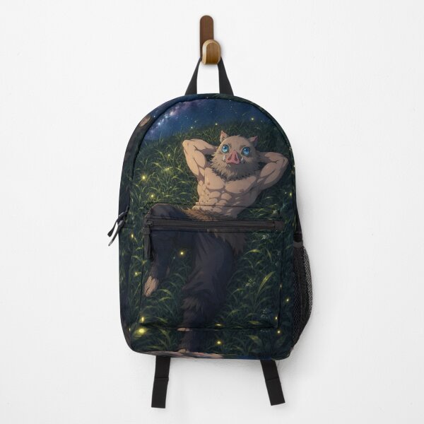 Item preview, Inosuke Hashibira Demon Slayer Firefly Meadow Starry Night designed and sold by Dashsopaner.