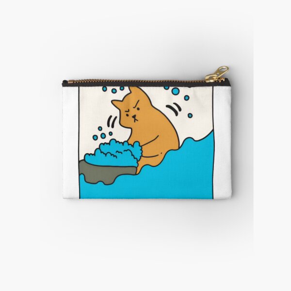 Item preview, Angry Cat Taking Bath Cute Funny designed and sold by RicBeastLab.