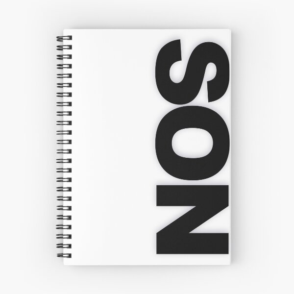 Item preview, SON — Black Minimal Bold Type Statement designed and sold by WORDPAUSE.