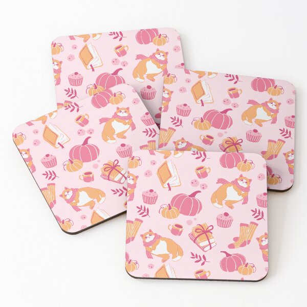Item preview, Kawaii Autumn Cat Pattern – Cute Fall Pumpkin Cottagecore Seamless Design designed and sold by AnGoArt.