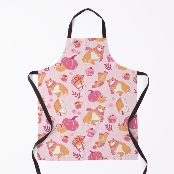 Item preview, Kawaii Autumn Cat Pattern – Cute Fall Pumpkin Cottagecore Seamless Design designed and sold by AnGoArt.
