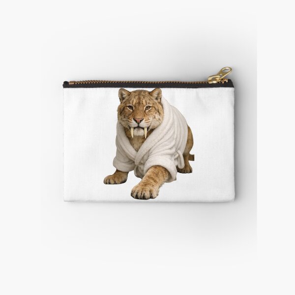 Item preview, Plush Bathrobe Sabertooth Tiger designed and sold by Sillytoe.