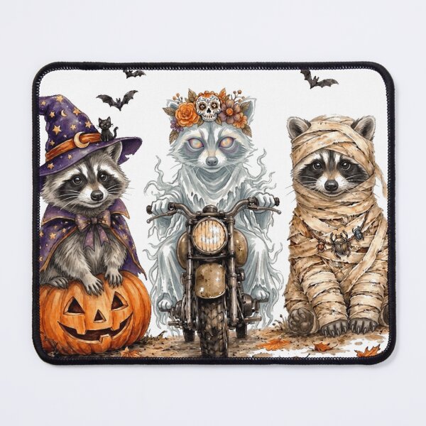 Item preview, Funny Halloween Raccoon Lover Spooky Fall Sublimation  designed and sold by ArtTee-Folie0.