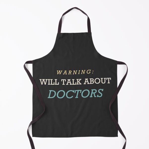 Item preview, Warning: Will Talk About Doctors - Doctor designed and sold by RetroThreadWorks.