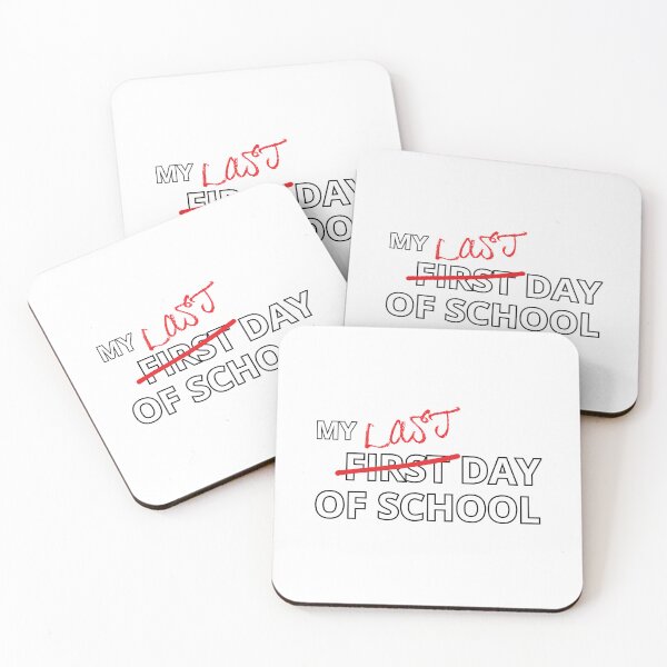 Item preview, My Last First Day Of School Funny Typography Design designed and sold by GibasVisuals.