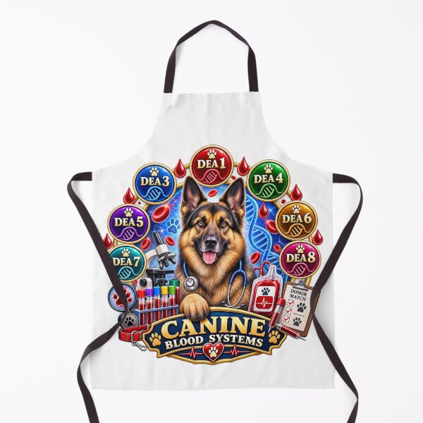Item preview, Canine Blood System -Dog DEA Chart Veterinary Desing designed and sold by Indefix.