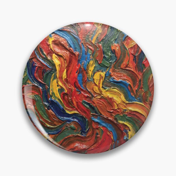 Item preview, Vibrant Summer Glare Impasto Texture designed and sold by Designial.