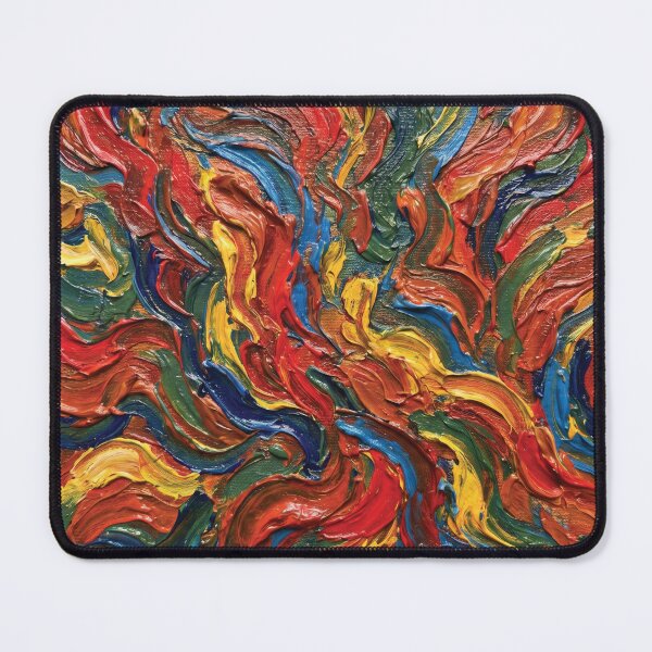 Item preview, Vibrant Summer Glare Impasto Texture designed and sold by Designial.