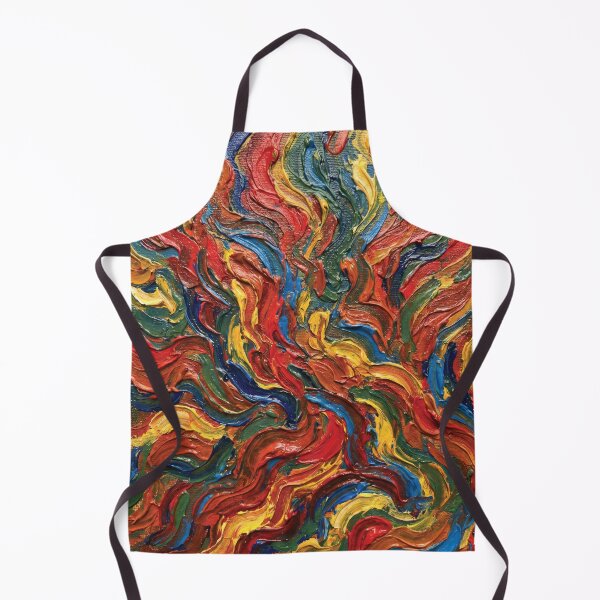 Item preview, Vibrant Summer Glare Impasto Texture designed and sold by Designial.