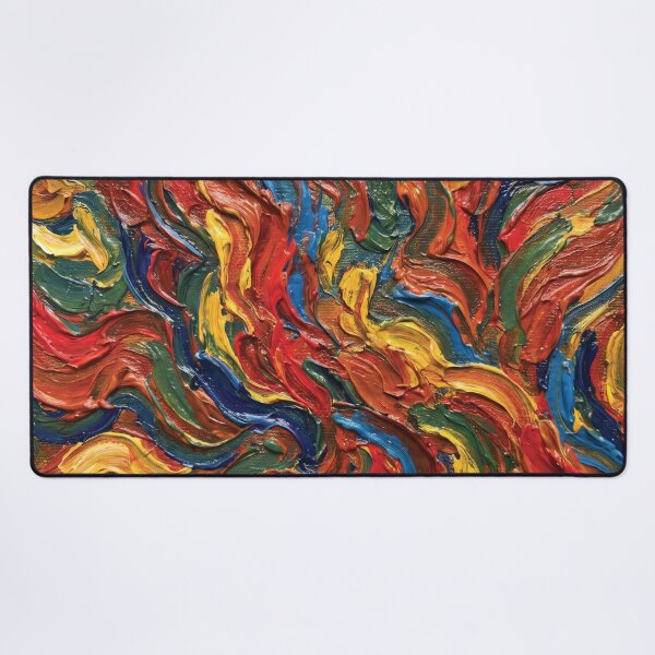 Item preview, Vibrant Summer Glare Impasto Texture designed and sold by Designial.