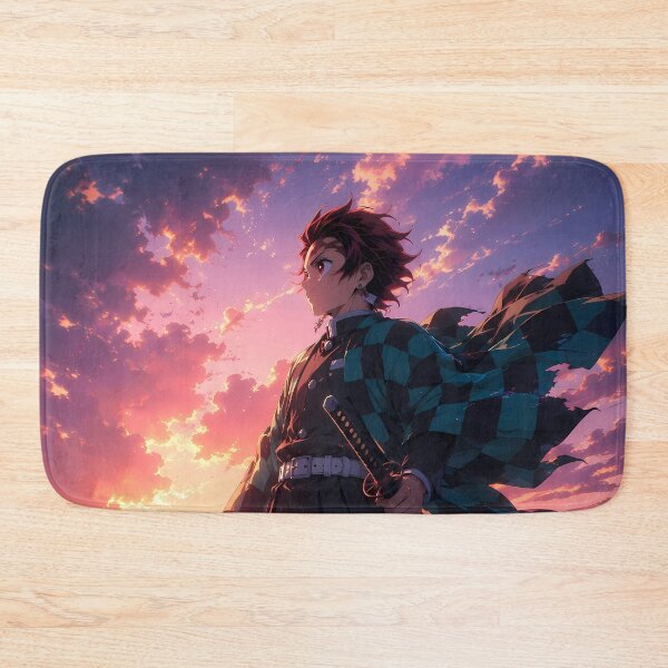 Item preview, Tanjiro Kamado Demon Slayer Ocean Sunset Guardian designed and sold by Dashsopaner.