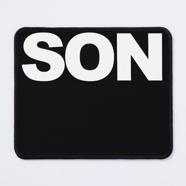 Item preview, SON — White Minimal Bold Type Statement designed and sold by WORDPAUSE.