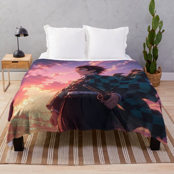 Item preview, Tanjiro Kamado Demon Slayer Ocean Sunset Guardian designed and sold by Dashsopaner.
