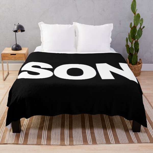 Item preview, SON — White Minimal Bold Type Statement designed and sold by WORDPAUSE.