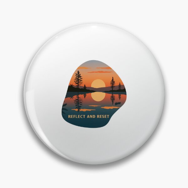 Item preview, Reflect And Reset Embracing Calm Sunset Reflection designed and sold by FWLKIT.
