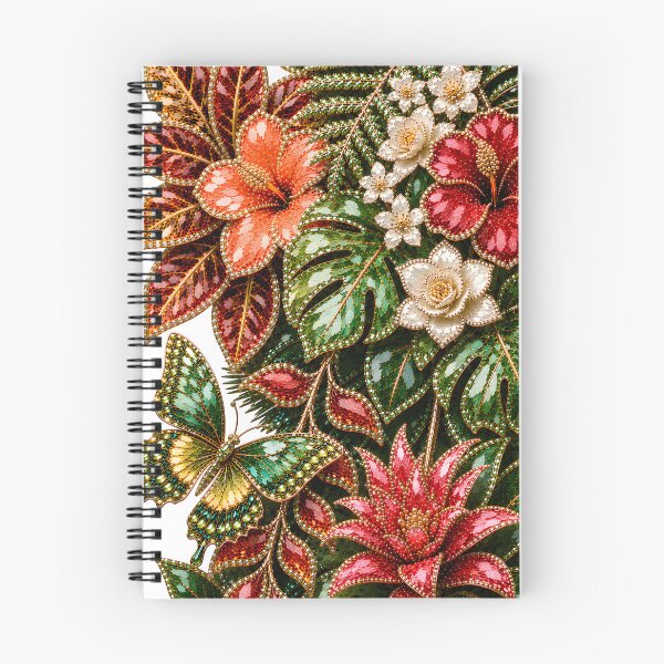 Item preview, MAJESTIC CRYSTAL TROPICAL FLOWERS designed and sold by wordspixies.
