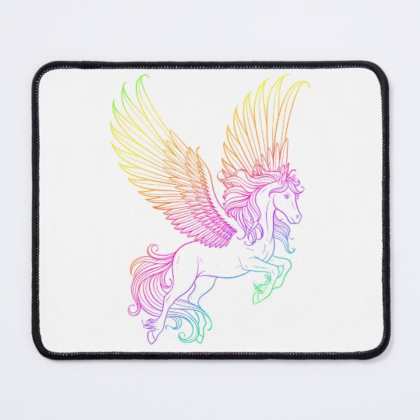 Item preview, Pegasus Rainbow artwork designed and sold by Robobonez.