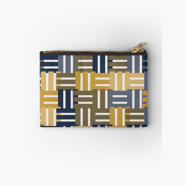 Item preview, Woven Blocks Golden Navy designed and sold by TexSta.