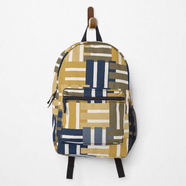 Item preview, Woven Blocks Golden Navy designed and sold by TexSta.