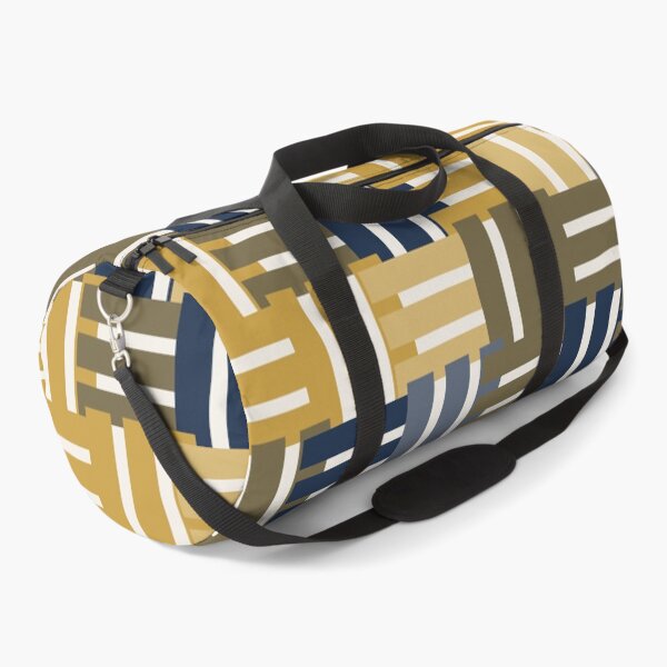 Item preview, Woven Blocks Golden Navy designed and sold by TexSta.
