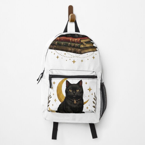 Item preview, Black Cat Reading Dark Academia Books designed and sold by MonaRose_Art.
