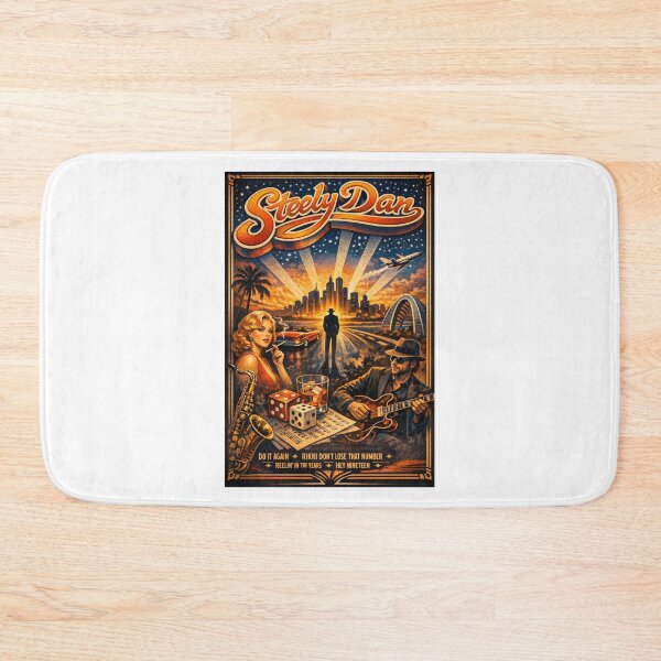 Item preview, Steely Dan Retro Poster designed and sold by Halifaxartguy.