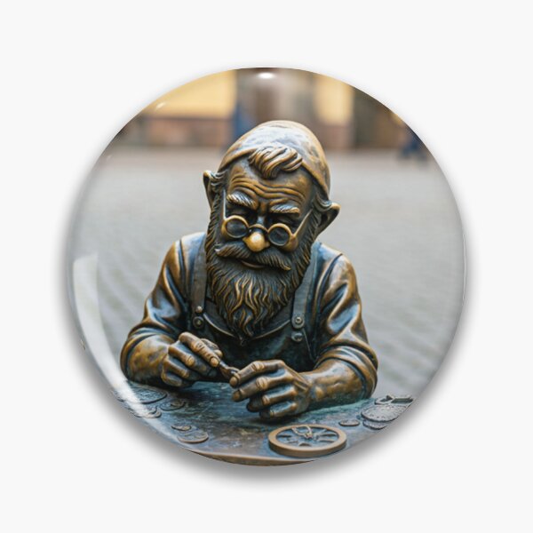 Item preview, Wroclaw Gnome Watchmaker designed and sold by Purrfecta.
