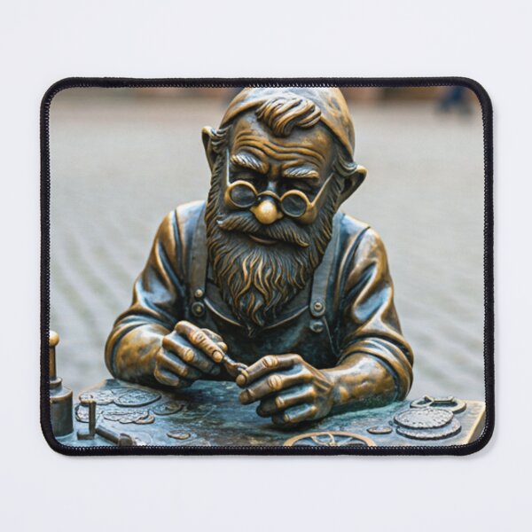 Item preview, Wroclaw Gnome Watchmaker designed and sold by Purrfecta.