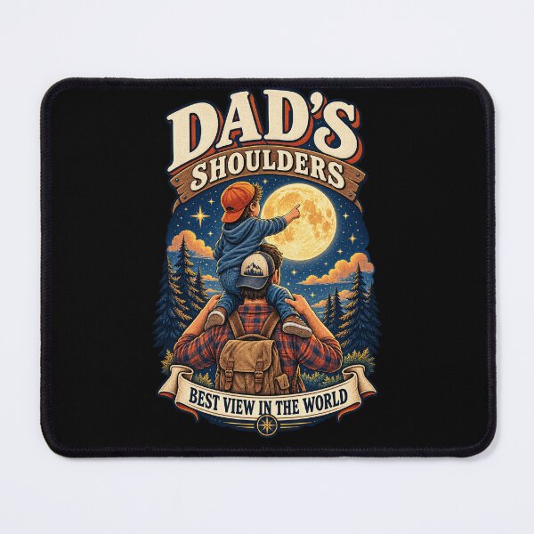 Item preview, Dad’s Shoulders Best View in the World – Father Son Adventure designed and sold by Origamoart.