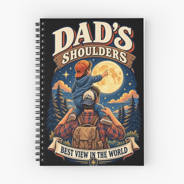 Item preview, Dad’s Shoulders Best View in the World – Father Son Adventure designed and sold by Origamoart.
