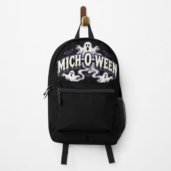Item preview, MICH-O-WEEN Halloween Michigan cute ghost design designed and sold by LoneTide.