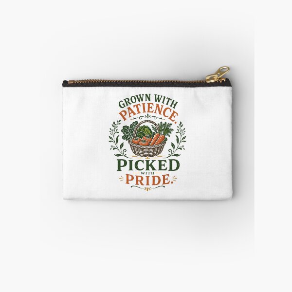 Item preview, Grown With Patience Picked With Pride Vegetable Garden designed and sold by Colorful Designs.