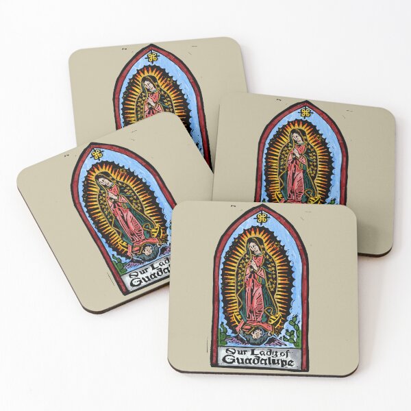 Item preview, Our Lady of Guadalupe with cactuses designed and sold by TexocentristArt.