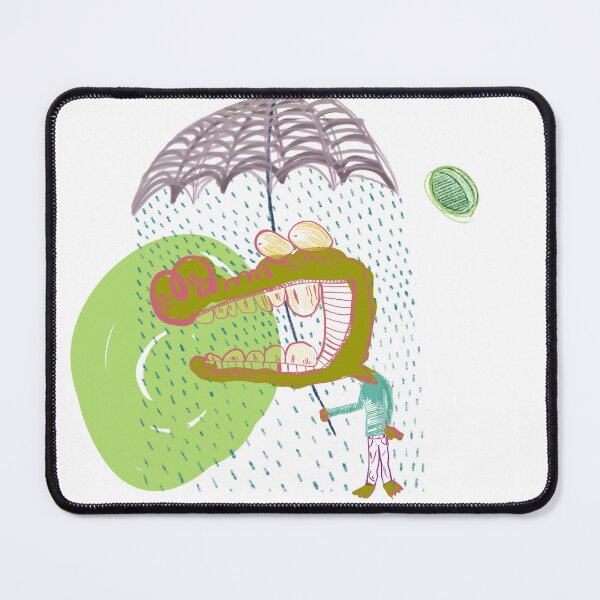 Item preview, croc in the rain designed and sold by dogwaterchamp.