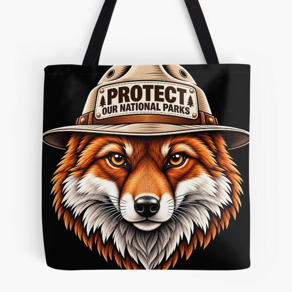 Item preview, Protect Our National Parks – Fox Nature Conservation Design designed and sold by WAUZ.