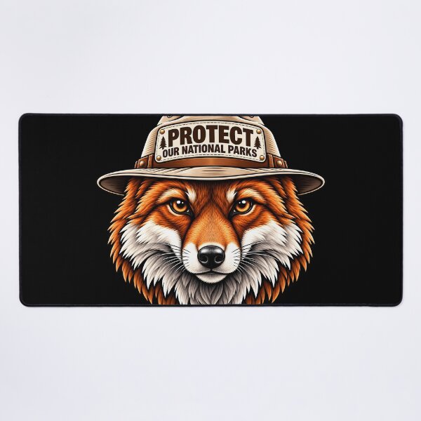 Item preview, Protect Our National Parks – Fox Nature Conservation Design designed and sold by WAUZ.