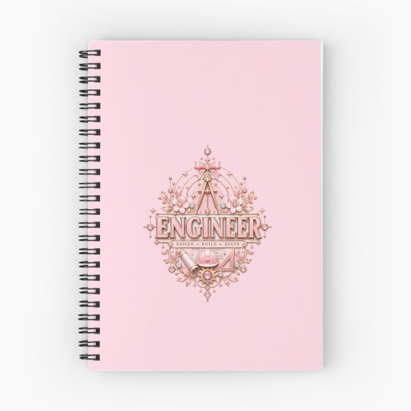 Item preview, Engineer – Baby Pink Rose Gold Engineering Design designed and sold by HO•Designs.