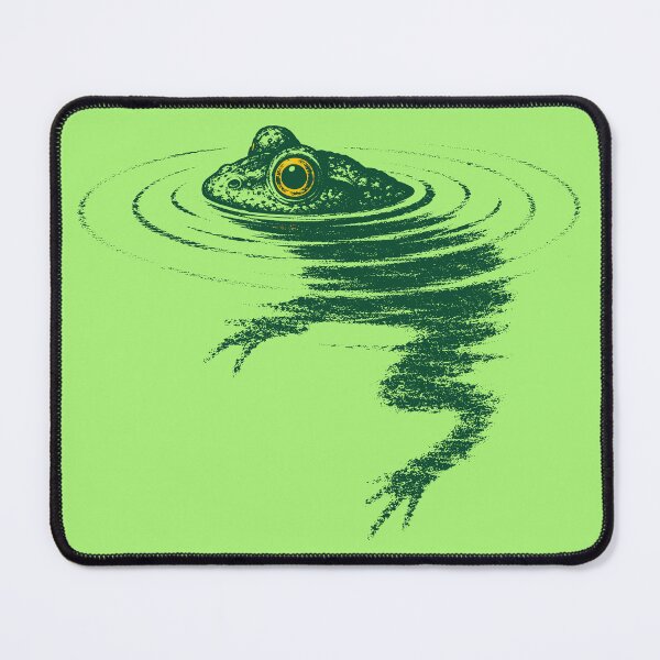 Item preview, Cosmic Frog in Water Ripples - Trippy Space Wildlife designed and sold by sportfantees.