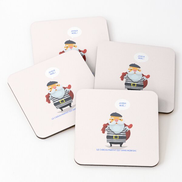 Item preview, French Santa – Joyeux Noël designed and sold by Novel Works Studio.