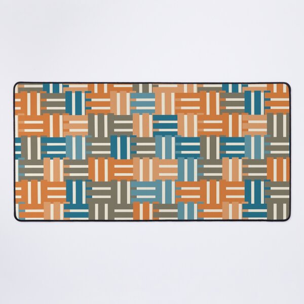 Item preview, Woven Blocks Sunset Teal designed and sold by TexSta.