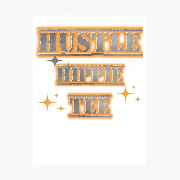 Item preview, Hustle Hippie Entrepreneur Tee 245 designed and sold by HootAndBeyond.